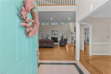 This luxurious brick home is nestled in the prestigious Church on Bayville Golf Club in Virginia - for sale on GolfHomes.com, golf home, golf lot