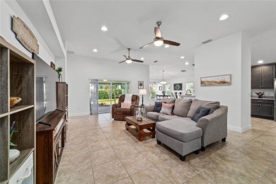 Like New Flamingo Model home with room for a pool, built in 2019 on Churchill Greens Executive Golf Course in Florida - for sale on GolfHomes.com, golf home, golf lot