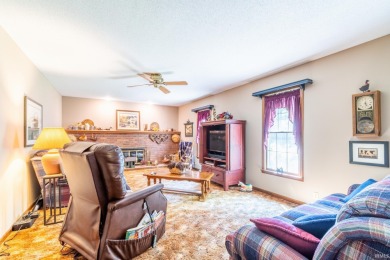 This 4 bedroom/2.5 bathroom home situated on a quiet cul-de-sac on Lake James Golf Club in Indiana - for sale on GolfHomes.com, golf home, golf lot