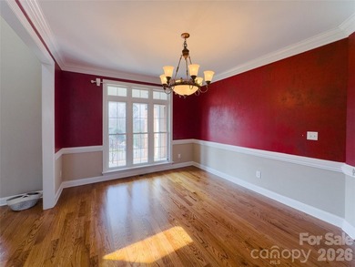 This beautiful custom home is located in the desirable Larkin on Fox Den Country Club in North Carolina - for sale on GolfHomes.com, golf home, golf lot