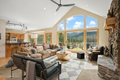 Perched on the peaceful shores of Sans Souci Lake, this on Stoneridge Golf Club in Idaho - for sale on GolfHomes.com, golf home, golf lot