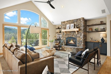 Perched on the peaceful shores of Sans Souci Lake, this on Stoneridge Golf Club in Idaho - for sale on GolfHomes.com, golf home, golf lot