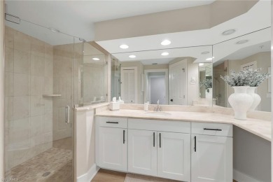 This beautiful three-bedroom, two-bath first-floor home is in on Bonita Bay West in Florida - for sale on GolfHomes.com, golf home, golf lot