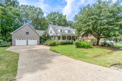 Custom built 3BR 3.5BA brick traditional/cape cod style home in on Sound Golf Links at Albemarle Plantation in North Carolina - for sale on GolfHomes.com, golf home, golf lot