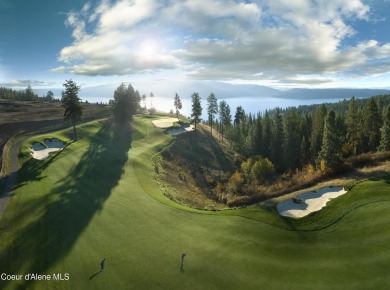 HOMESITE #66 AT CDA NATIONAL RESERVE. Perched high above the 1st on CDA National Golf Course in Idaho - for sale on GolfHomes.com, golf home, golf lot