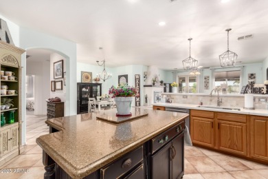 Discover this stunning single-story home in the coveted Johnson on The Golf Club At Johnson Ranch in Arizona - for sale on GolfHomes.com, golf home, golf lot