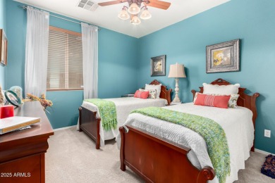 Discover this stunning single-story home in the coveted Johnson on The Golf Club At Johnson Ranch in Arizona - for sale on GolfHomes.com, golf home, golf lot