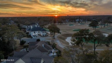 Some of Landfall's best views are found from this high bluff on Country Club of Landfall in North Carolina - for sale on GolfHomes.com, golf home, golf lot