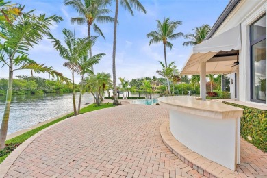 Beautiful waterfront property on a point lot with 260' of on North Palm Beach Country Club in Florida - for sale on GolfHomes.com, golf home, golf lot