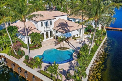 Beautiful waterfront property on a point lot with 260' of on North Palm Beach Country Club in Florida - for sale on GolfHomes.com, golf home, golf lot