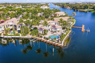 Beautiful waterfront property on a point lot with 260' of on North Palm Beach Country Club in Florida - for sale on GolfHomes.com, golf home, golf lot