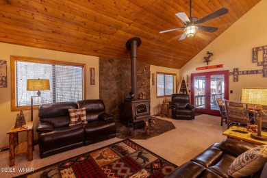 Looking for the perfect escape in nature? This fully furnished on Pinetop Lakes Golf and Country Club in Arizona - for sale on GolfHomes.com, golf home, golf lot