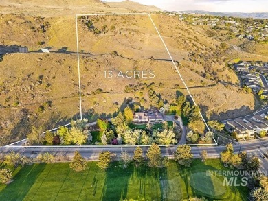 An extraordinary estate set on vast  sprawling acreage just on Warm Springs Golf Club in Idaho - for sale on GolfHomes.com, golf home, golf lot