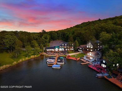 Rustic mountain escape with warm wood features! This 3 bedroom on Split Rock Resort and Country Club in Pennsylvania - for sale on GolfHomes.com, golf home, golf lot