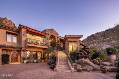 An extraordinary property nestled just under Pinnacle Peak on on The Estancia Club in Arizona - for sale on GolfHomes.com, golf home, golf lot