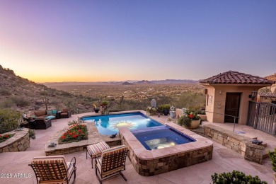 An extraordinary property nestled just under Pinnacle Peak on on The Estancia Club in Arizona - for sale on GolfHomes.com, golf home, golf lot