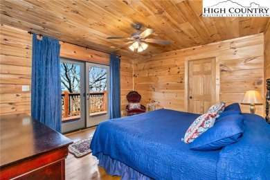 This beautifully maintained and furnished Blue Ridge Log Cabin on Beech Mountain Club in North Carolina - for sale on GolfHomes.com, golf home, golf lot