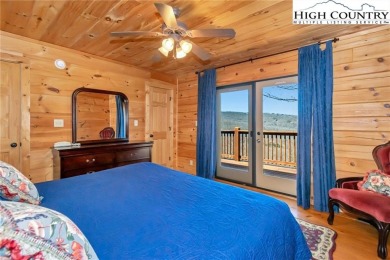 This beautifully maintained and furnished Blue Ridge Log Cabin on Beech Mountain Club in North Carolina - for sale on GolfHomes.com, golf home, golf lot