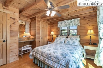 This beautifully maintained and furnished Blue Ridge Log Cabin on Beech Mountain Club in North Carolina - for sale on GolfHomes.com, golf home, golf lot