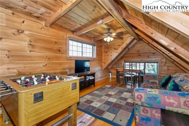 This beautifully maintained and furnished Blue Ridge Log Cabin on Beech Mountain Club in North Carolina - for sale on GolfHomes.com, golf home, golf lot