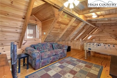 This beautifully maintained and furnished Blue Ridge Log Cabin on Beech Mountain Club in North Carolina - for sale on GolfHomes.com, golf home, golf lot