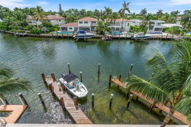 Dock your boat and bring your family to this large 3bedroom/3.5 on Indian Creek Country Club in Florida - for sale on GolfHomes.com, golf home, golf lot