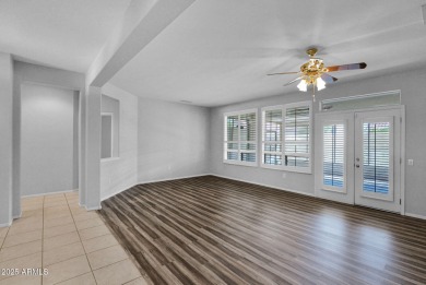 Enjoy resort-style living in this charming 2 bed/2 ba plus den on Desert Springs Golf Course in Arizona - for sale on GolfHomes.com, golf home, golf lot
