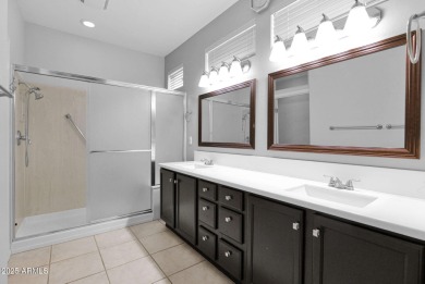 Enjoy resort-style living in this charming 2 bed/2 ba plus den on Desert Springs Golf Course in Arizona - for sale on GolfHomes.com, golf home, golf lot