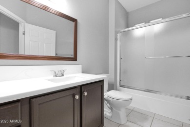 Enjoy resort-style living in this charming 2 bed/2 ba plus den on Desert Springs Golf Course in Arizona - for sale on GolfHomes.com, golf home, golf lot