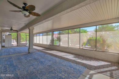 Enjoy resort-style living in this charming 2 bed/2 ba plus den on Desert Springs Golf Course in Arizona - for sale on GolfHomes.com, golf home, golf lot