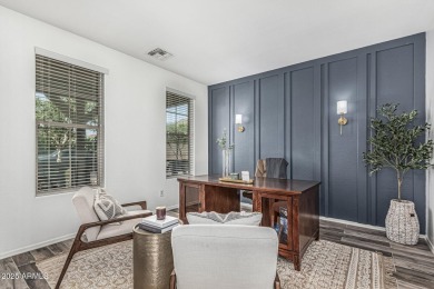 A beautifully crafted 4-bedroom, 2.5-bath Farmhouse-style home on Verrado Golf Club  in Arizona - for sale on GolfHomes.com, golf home, golf lot