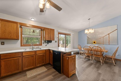 Adorable and well maintained 3 bed, 3 bath bilevel located on a on Lakes of the Four Seasons Country Club in Indiana - for sale on GolfHomes.com, golf home, golf lot