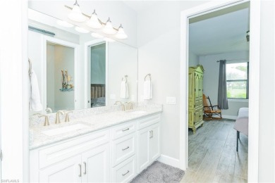 Step into a world of serenity with this boho farmhouse-inspired on Panther Run Golf Club in Florida - for sale on GolfHomes.com, golf home, golf lot