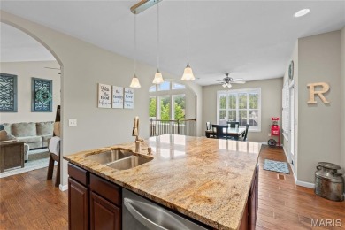 Stunning Waterfront Atrium Ranch with 4 bedrooms, 3 full baths on Raintree Country Club in Missouri - for sale on GolfHomes.com, golf home, golf lot