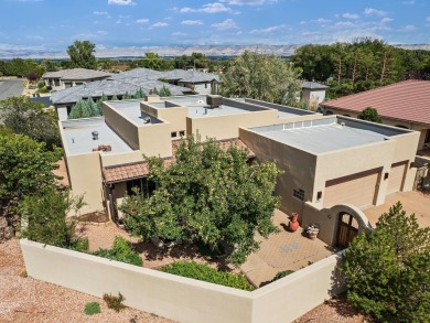 This perfectly placed adobe style home is right at the steps of on Tiara Rado Golf Course in Colorado - for sale on GolfHomes.com, golf home, golf lot