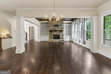 This magnificent home seamlessly blends modern design with on Hamilton Mill Golf Club in Georgia - for sale on GolfHomes.com, golf home, golf lot