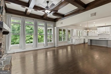 This magnificent home seamlessly blends modern design with on Hamilton Mill Golf Club in Georgia - for sale on GolfHomes.com, golf home, golf lot
