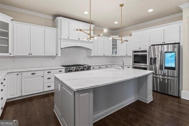 This magnificent home seamlessly blends modern design with on Hamilton Mill Golf Club in Georgia - for sale on GolfHomes.com, golf home, golf lot