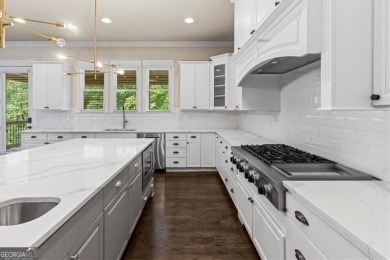 This magnificent home seamlessly blends modern design with on Hamilton Mill Golf Club in Georgia - for sale on GolfHomes.com, golf home, golf lot
