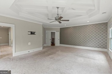 This magnificent home seamlessly blends modern design with on Hamilton Mill Golf Club in Georgia - for sale on GolfHomes.com, golf home, golf lot
