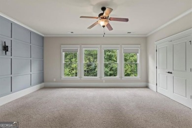 This magnificent home seamlessly blends modern design with on Hamilton Mill Golf Club in Georgia - for sale on GolfHomes.com, golf home, golf lot
