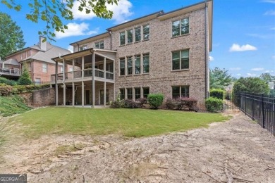 This magnificent home seamlessly blends modern design with on Hamilton Mill Golf Club in Georgia - for sale on GolfHomes.com, golf home, golf lot