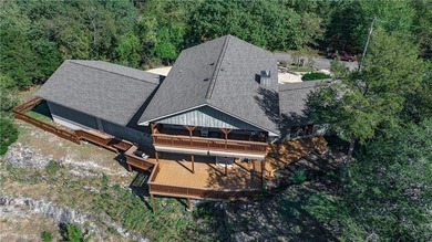 Beautiful home on Holiday Island with breathtaking views on Holiday Island Executive Golf Course in Arkansas - for sale on GolfHomes.com, golf home, golf lot