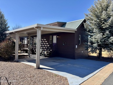 Come check this corner lot property out! This park model has on Juniper Ridge R.V. Golf Resort in Arizona - for sale on GolfHomes.com, golf home, golf lot