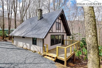 TOTAL RENOVATION A-FRAME ON BEECH MOUNTAIN. This cute 3 bedroom on Beech Mountain Club in North Carolina - for sale on GolfHomes.com, golf home, golf lot