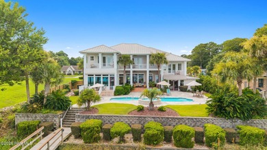 Luxury waterfront property like no other! This home blends on Rivers Edge Golf Club in North Carolina - for sale on GolfHomes.com, golf home, golf lot