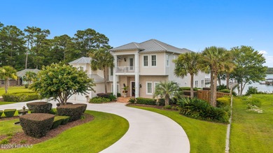 Luxury waterfront property like no other! This home blends on Rivers Edge Golf Club in North Carolina - for sale on GolfHomes.com, golf home, golf lot