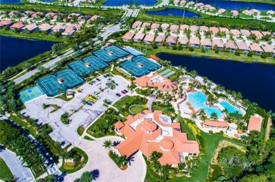 This first floor unit has a spectacular view looking down the on TPC At Treviso Bay in Florida - for sale on GolfHomes.com, golf home, golf lot