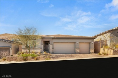 Experience elevated desert living in this beautifully upgraded on Reflection Bay Golf Club in Nevada - for sale on GolfHomes.com, golf home, golf lot