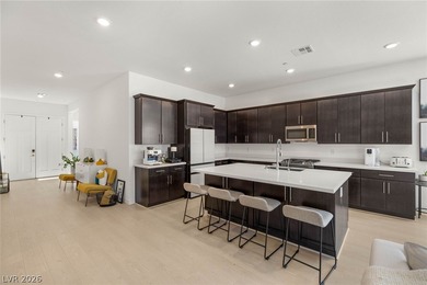 Experience elevated desert living in this beautifully upgraded on Reflection Bay Golf Club in Nevada - for sale on GolfHomes.com, golf home, golf lot